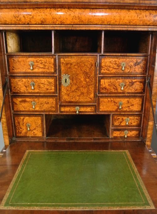 fig 3. Exquisite Queen Anne Mulberry and Walnut Scriptor c. 1700