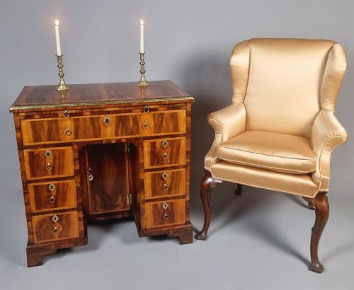 fig 1. Exceptional George II Yew Wood Dressing Table with Original Brasses c. 1735