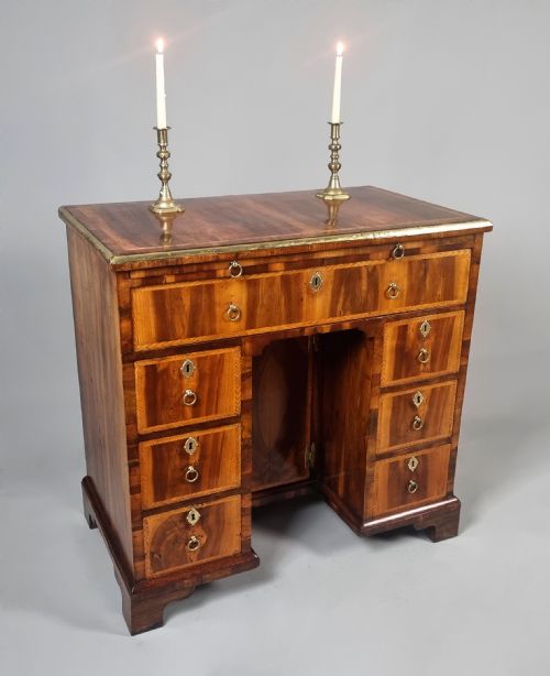fig 2. Exceptional George II Yew Wood Dressing Table with Original Brasses c. 1735