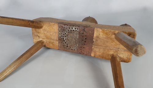 fig 4. Early 18th Century Vernacular Fruitwood Fruit Press c. 1730