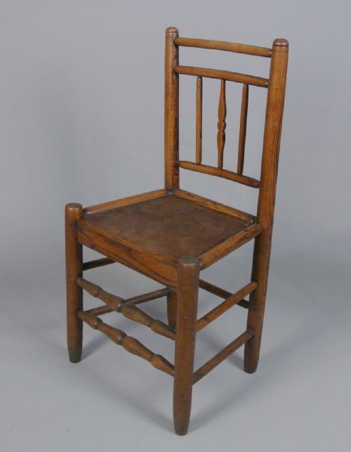 SET OF FOUR SHROPSHIRE FARMHOUSE CHAIRS C1800 - ADDITIONAL PHOTO 1