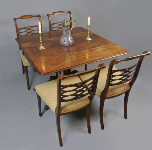 GEORGE III CUBAN MAHOGANY PEMBROKE TABLE C 1770 - ADDITIONAL PHOTO 8