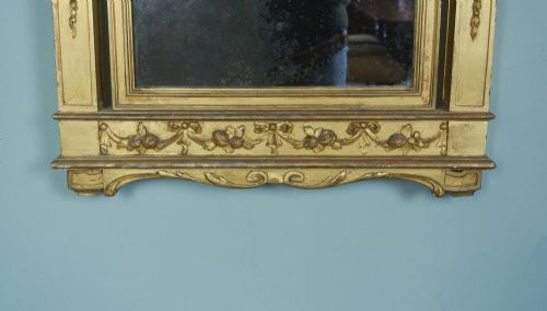fig 3. Large George III Giltwood Neoclassical Pier Mirror with Original Plate c. 1785