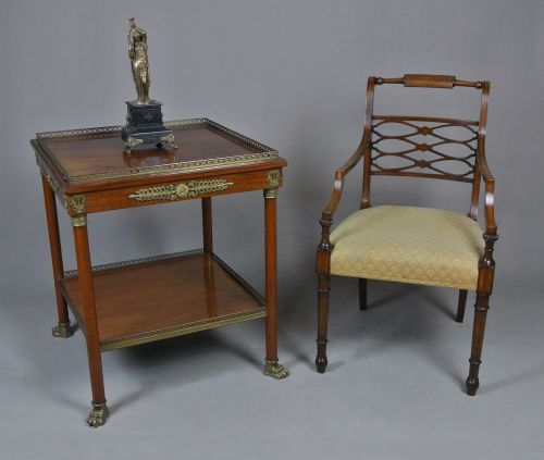 REGENCY MAHOGANY EMPIRE CENTRE TABLE C 1830 - ADDITIONAL PHOTO 4