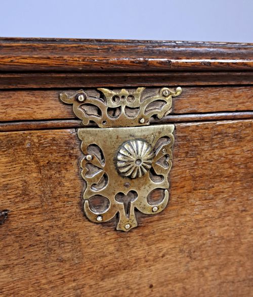 fig 2. George I English Oak Box Stool c. 1725