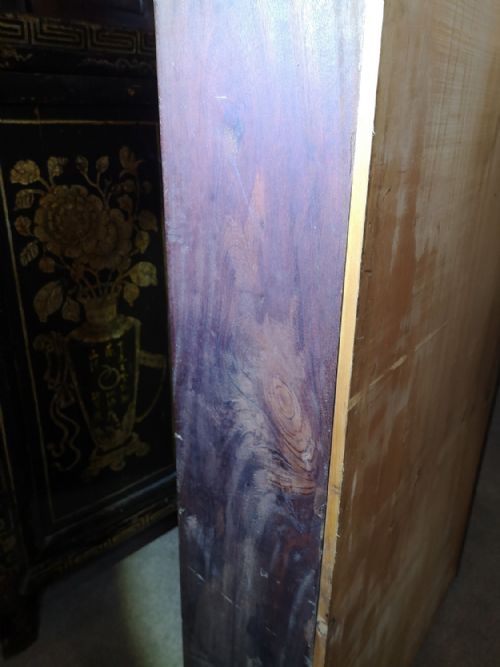 RARE AND FINE PADAUK WOOD BUREAU IN THE CHIPPENDALE MANNER C 1780 - ADDITIONAL PHOTO 8
