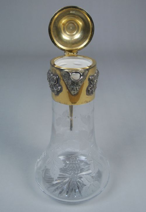 SUPERB QUALITY SILVER ASPREY AND CO LTD BACCHUS MASK CLARET JUG 1960 - ADDITIONAL PHOTO 6