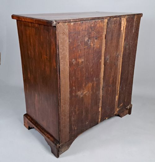 fig 4. Rare George I Yew Wood Chest of Drawers c. 1720