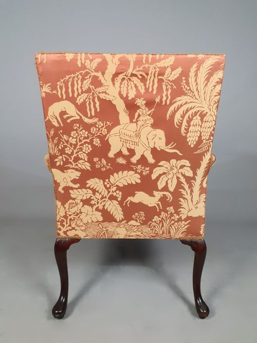 fig 4. Irish George III Mahogany Gainsborough Chair