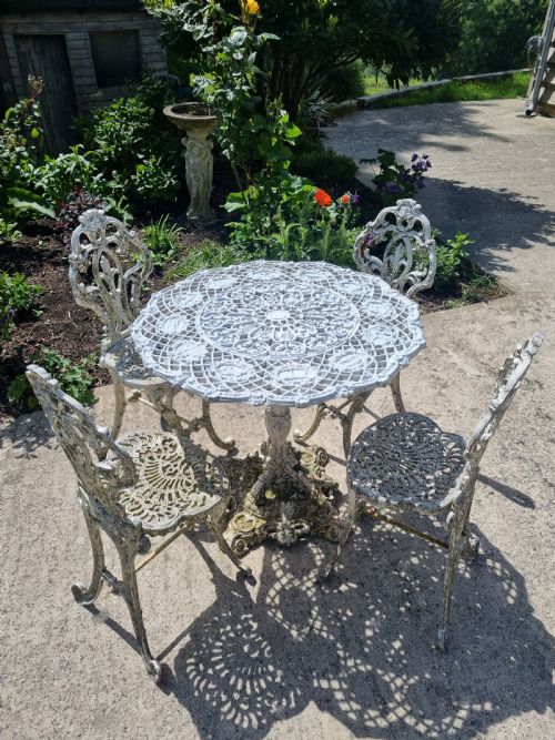 fig 1. Victorian Cast Iron Zodiac Table by Falkirk Iron Works c. 1880