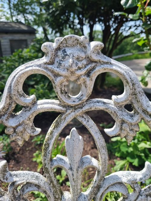 fig 2. Four Elegant Victorian Cast Iron Garden Chairs c. 1880