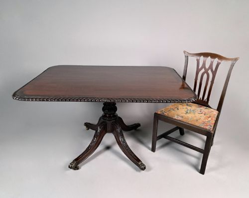 GILLOWS GEORGE III MAHOGANY DINING TABLE C 1790 - ADDITIONAL PHOTO 5