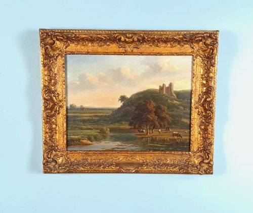 English Oil on Board T C Hofland (1777-1843)  C. 1810