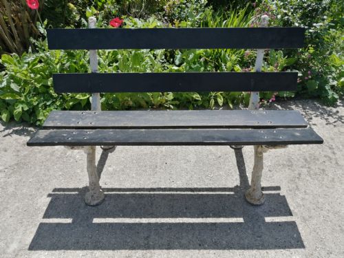 VICTORIAN COALBROOKDALE FAUX BOIS TWO SEATER BENCH C1870 - ADDITIONAL PHOTO 1