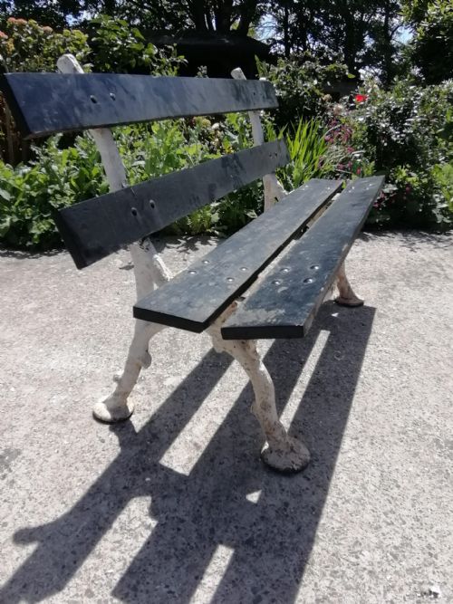 VICTORIAN COALBROOKDALE FAUX BOIS TWO SEATER BENCH C1870 - ADDITIONAL PHOTO 4