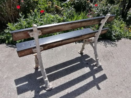 VICTORIAN COALBROOKDALE FAUX BOIS TWO SEATER BENCH C1870 - ADDITIONAL PHOTO 6