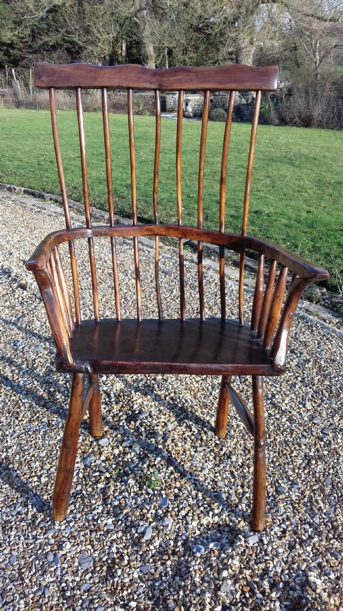 EXEMPLARY 18TH CENTURY WELSH HEDGE CHAIR - ADDITIONAL PHOTO 1