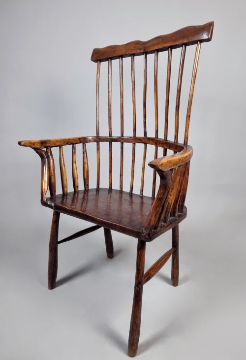 EXEMPLARY 18TH CENTURY WELSH HEDGE CHAIR - ADDITIONAL PHOTO 4