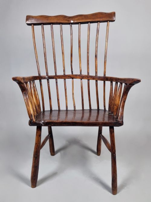 EXEMPLARY 18TH CENTURY WELSH HEDGE CHAIR - ADDITIONAL PHOTO 5