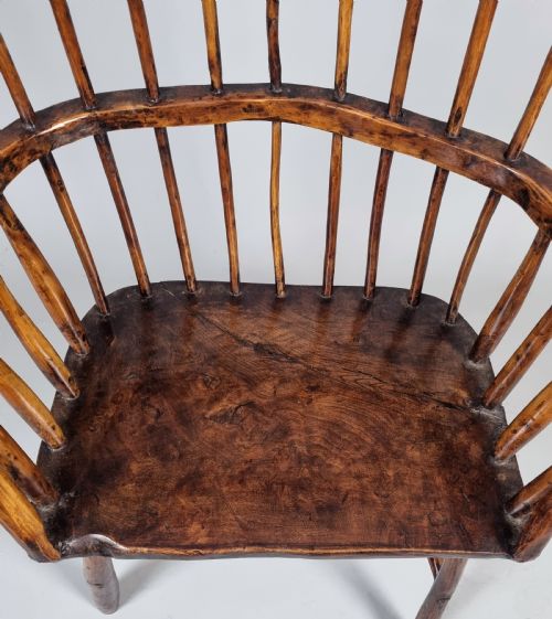 EXEMPLARY 18TH CENTURY WELSH HEDGE CHAIR - ADDITIONAL PHOTO 6