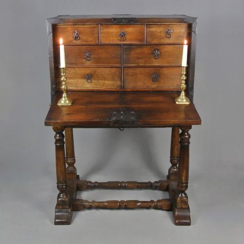 LOVELY ENGLISH OAK STRONG BOX C 1640