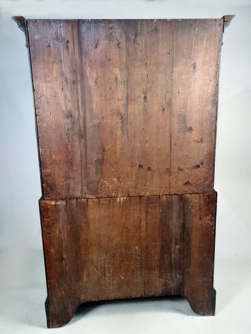 GEORGE III PERIOD CHIPPENDALE CHEST ON CHEST C1760 - ADDITIONAL PHOTO 5
