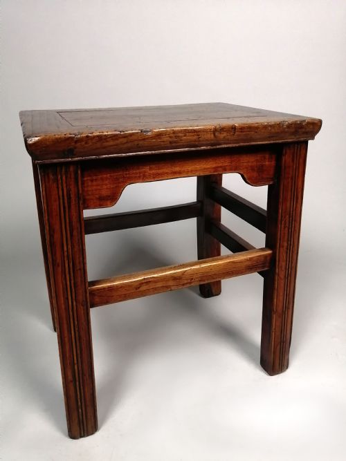 Excellent 18th Century Chinese Elm Side Table C. 1770