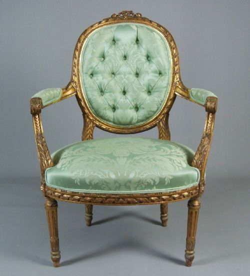 George III Giltwood Arm Chair - Thomas Chippendale C.1770