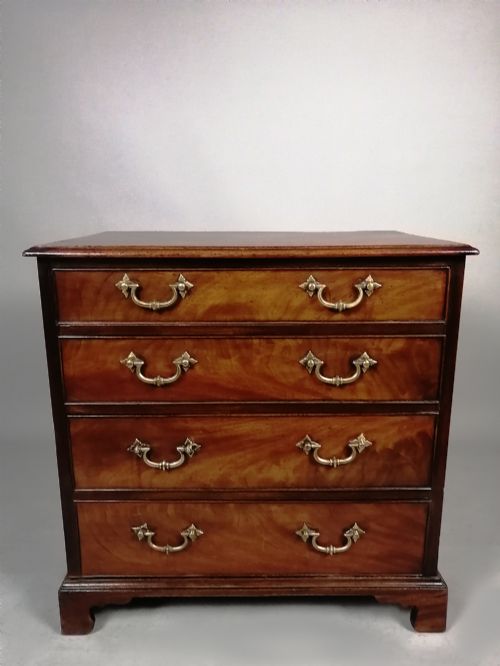 Small and Beautiful George III Cuban Mahogany Chest of Drawers C. 1770