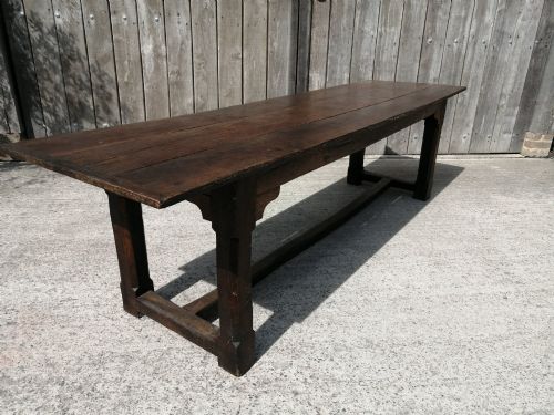 George I Oak and Elm Refectory Table C. 1720