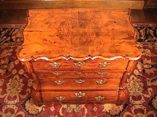 fig 3. 18TH CENTURY DUTCH WALNUT & OAK CHEST C.1780