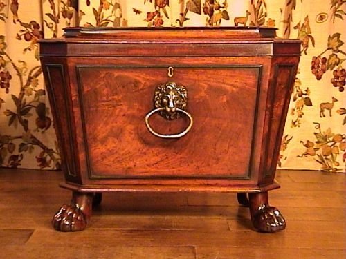 Large Georian Mahogany Cellarette C. 1820