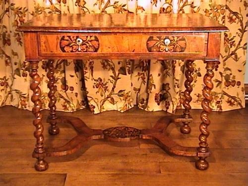 fig 1. William & Mary Fine Quality Marquetry Table c. 1680