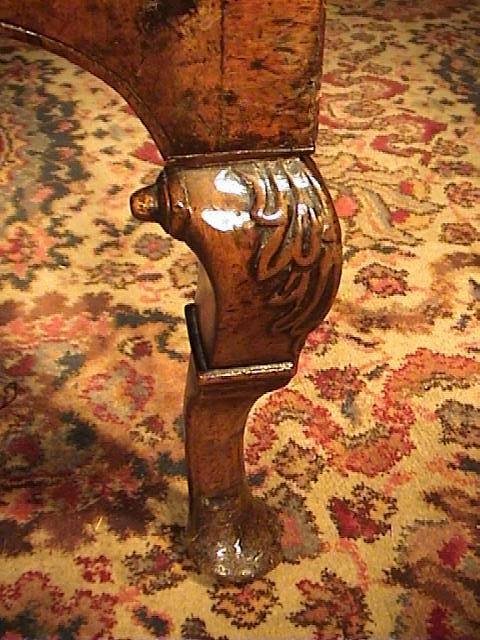 fig 2. Exemplary Queen Anne Walnut Dressing Table c. 1710