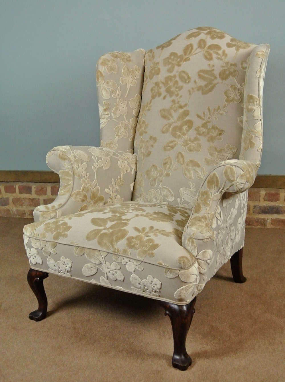 George III Mahogany Wingback Chair c. 1780