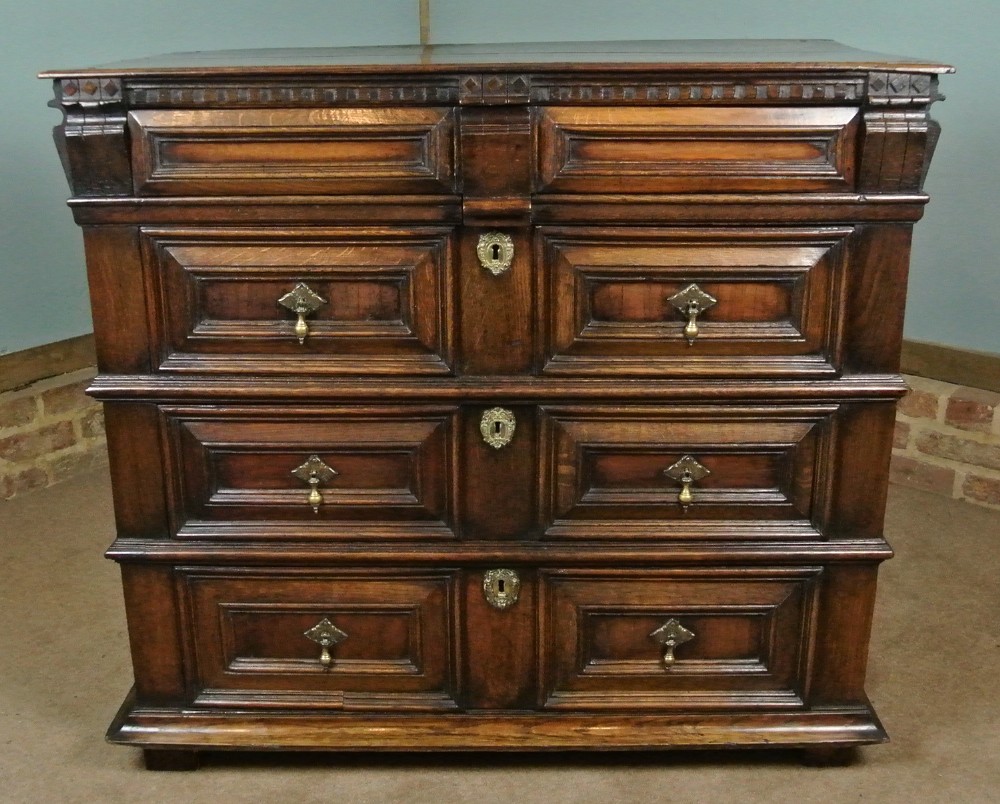 Small 17th Century Welsh Oak Chest of Drawers c. 1670