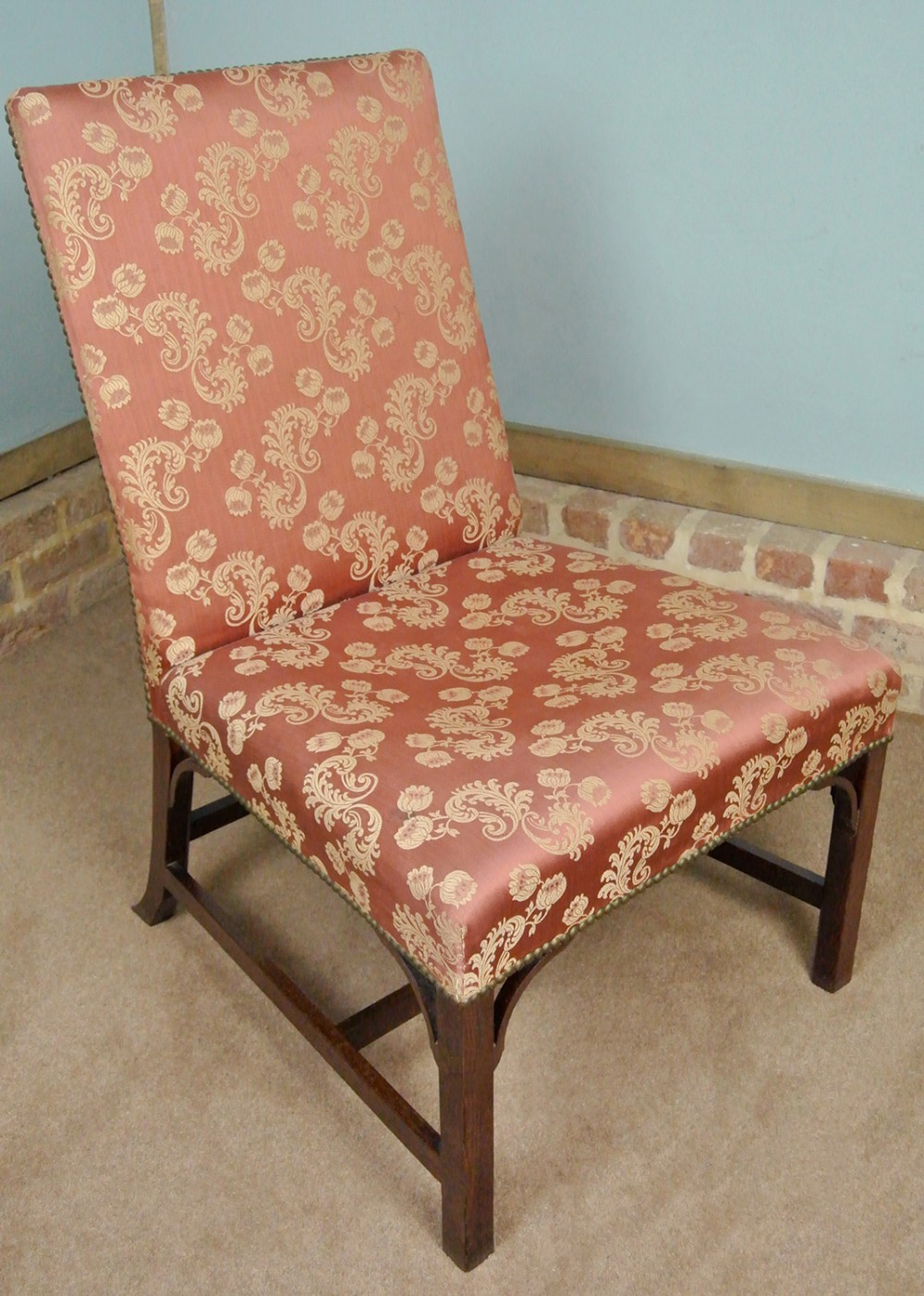 Rare and Fine British Colonial Georgian Teak Side Chair c. 1790