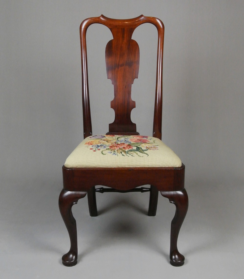 Beautiful George I Red Walnut Side Chair c.1735