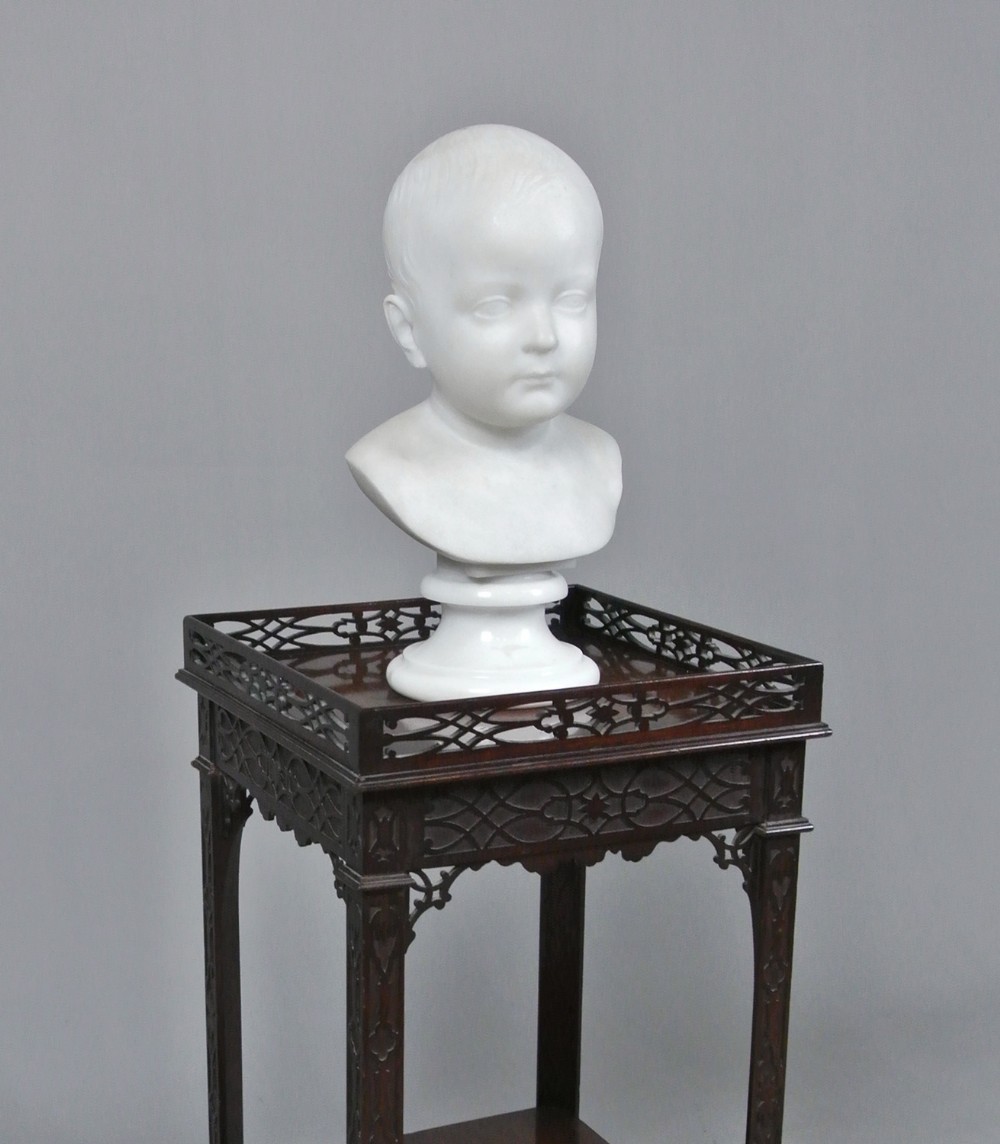 William Brodie FRSA Signed Marble Bust Of The Artist's Daughter dated 1877