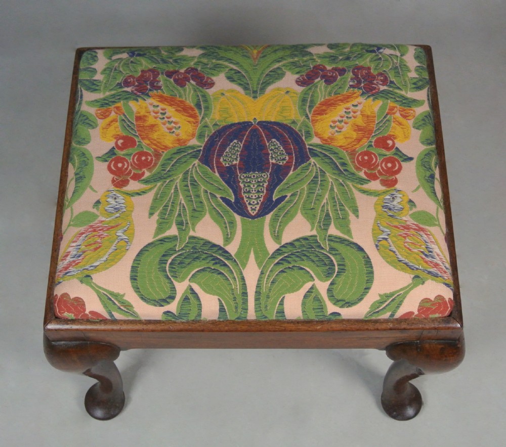 Very Good George II Walnut Stool c.1740 View IV