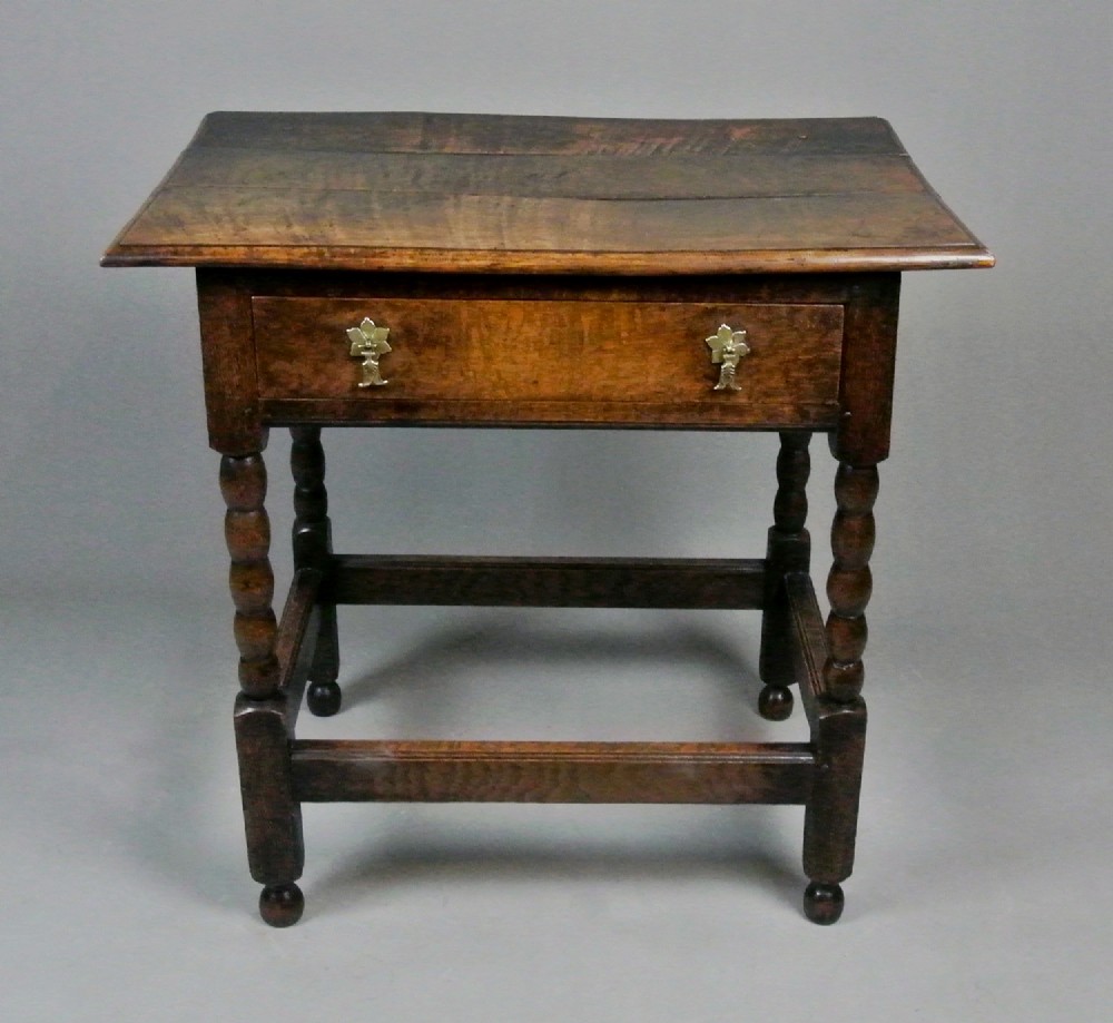 Early 18th Century Oak and Elm Lowboy c. 1710