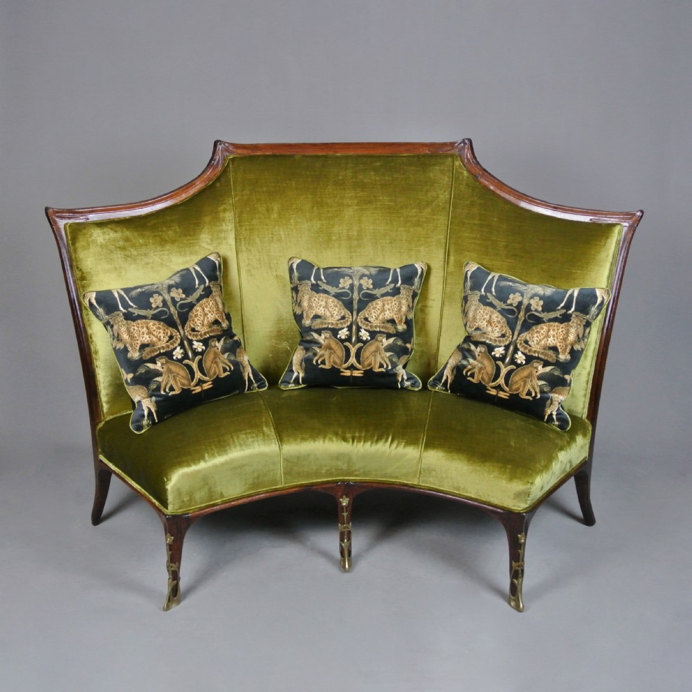 Louis Majorelle  - An Exquisite Art Nouveau Settee c. 1900