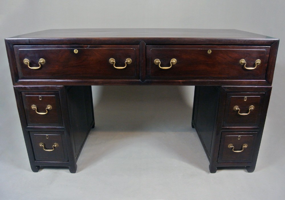 Beautiful 19th Century Linear Padauk Sideboard c. 1850