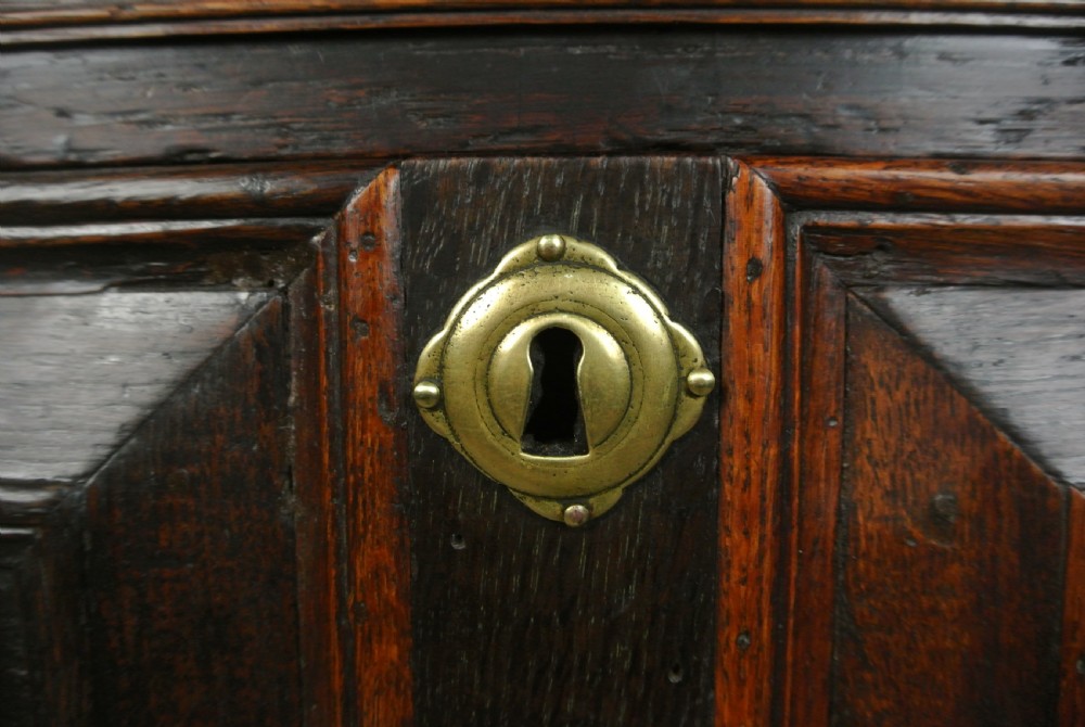 Charles II Oak Chest of Drawers with Original Handles c. 1670 View V