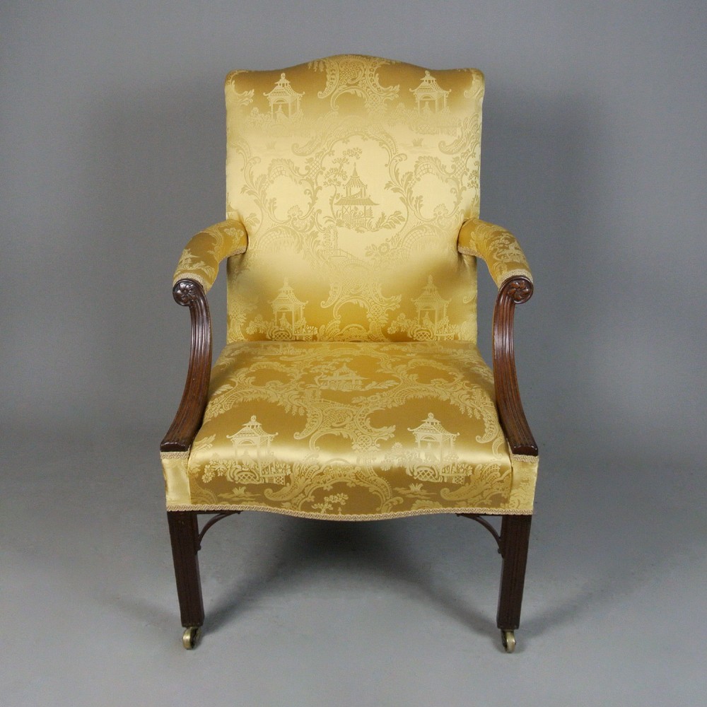 George II Mahogany Gainsborough Chair c.1750