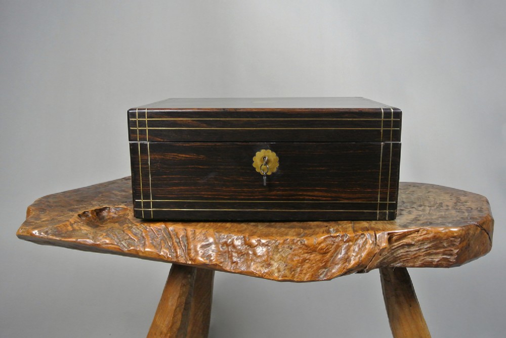 Beautiful Regency Coromandel Writing Box c. 1830