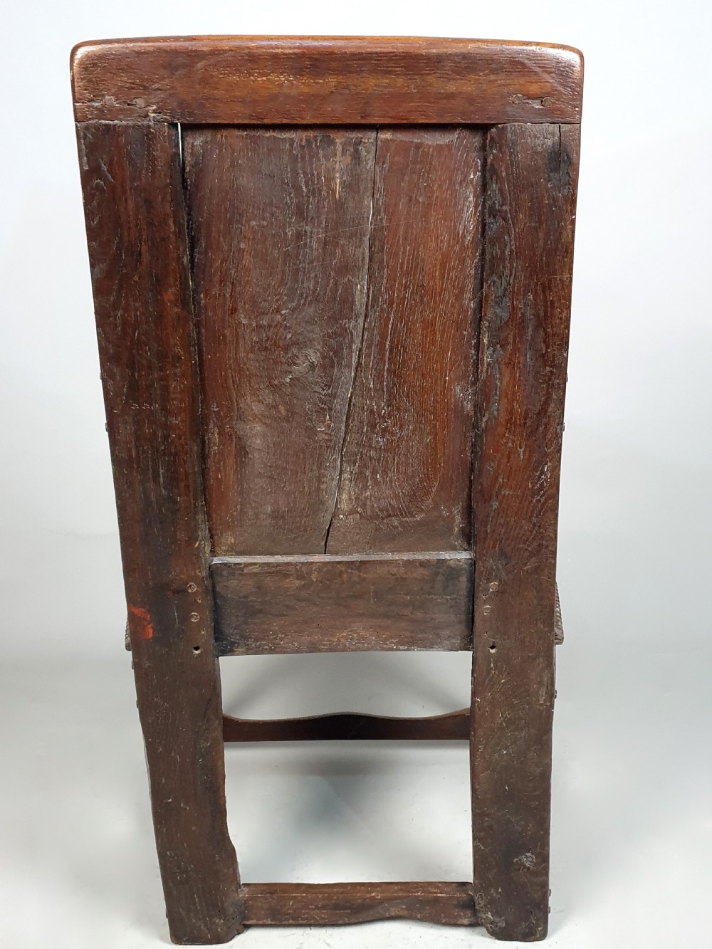Early 17th Century Elm and Oak Welsh Wainscot Chair c. 1630 View VI