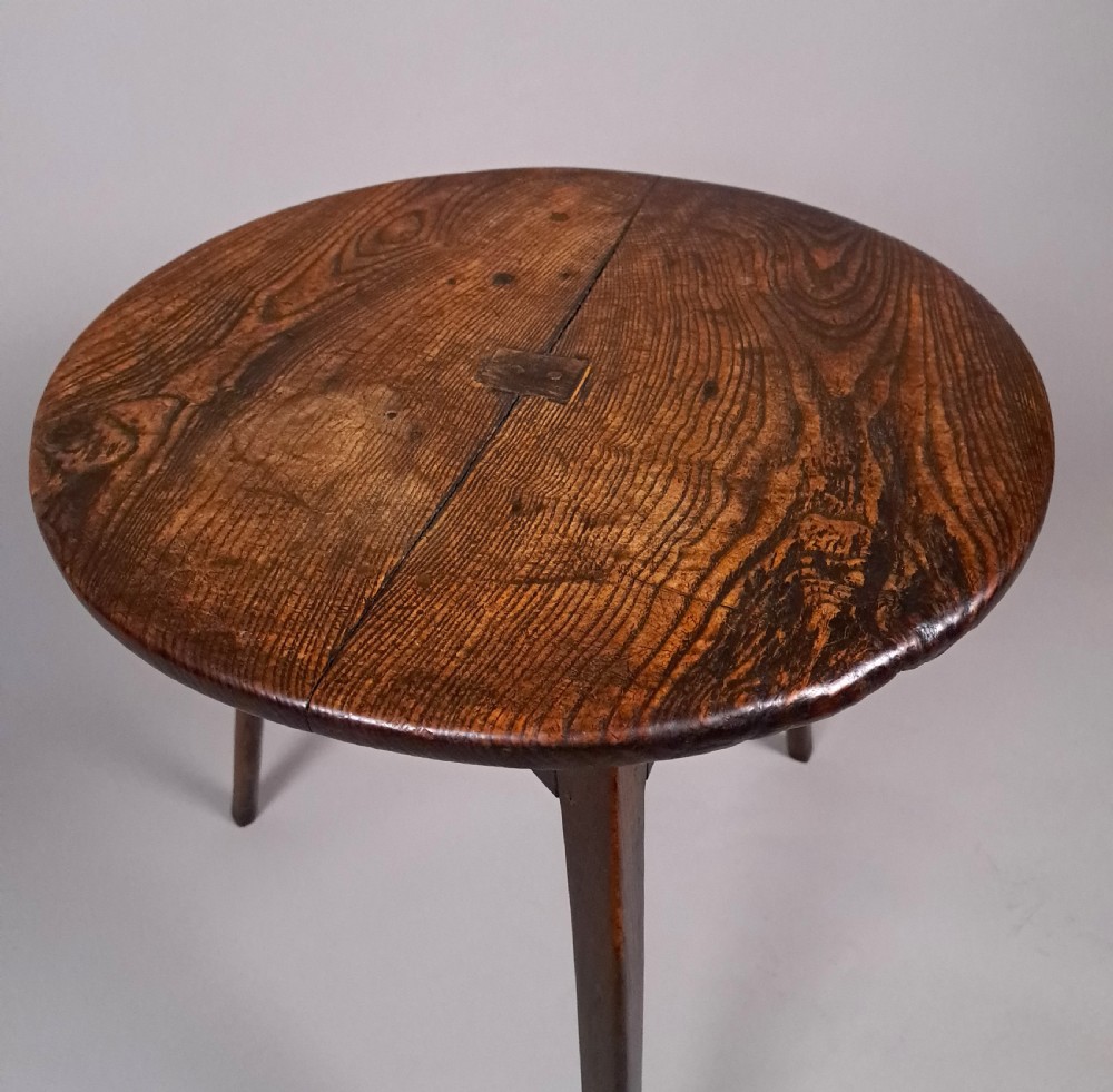 18th Century Elm Cricket Table c. 1780 View IV