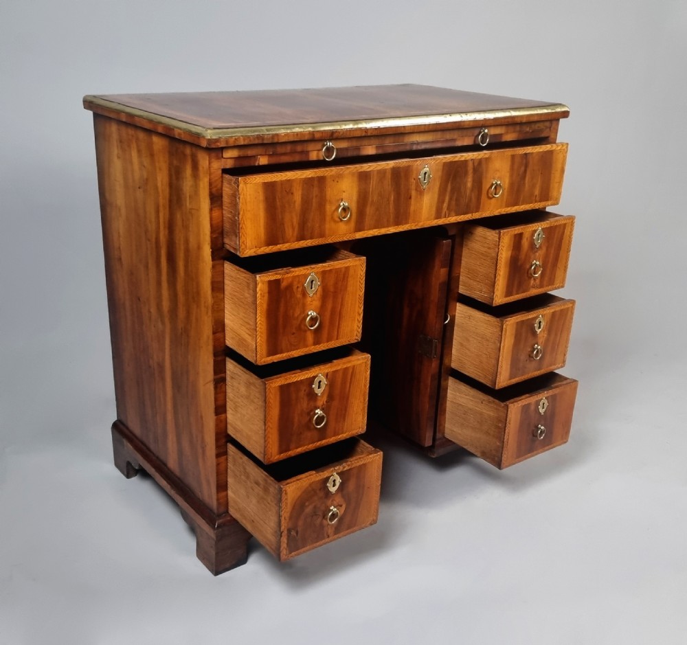 Exceptional George II Yew Wood Dressing Table with Original Brasses c. 1735 View IV