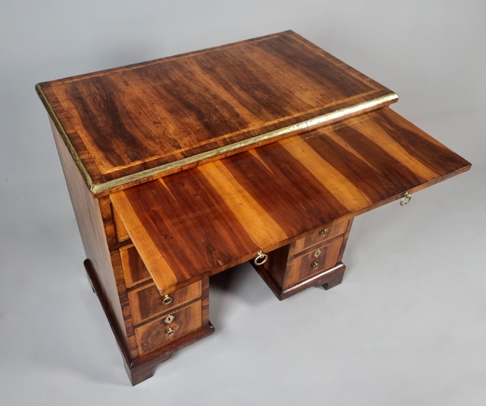 Exceptional George II Yew Wood Dressing Table with Original Brasses c. 1735 View VI